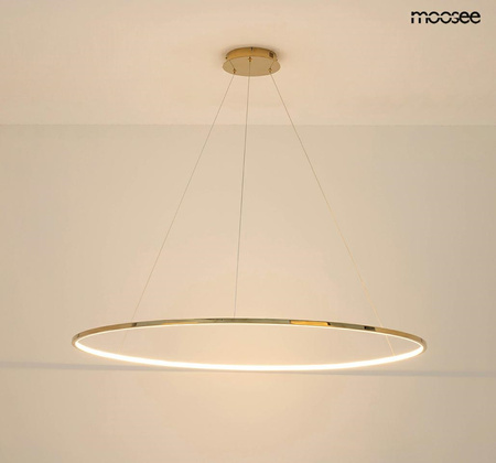 Lampa wisząca RING SLIM 120 złota