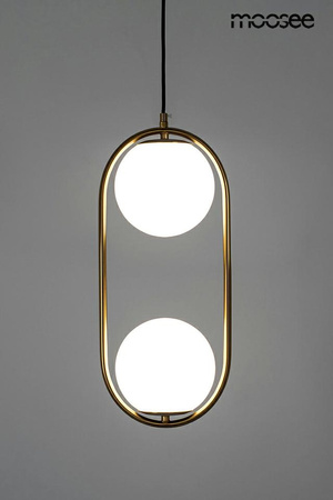 Lampa wisząca AURELIA TWIN złota