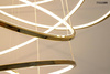 Lampa wisząca RING SLIM M złota
