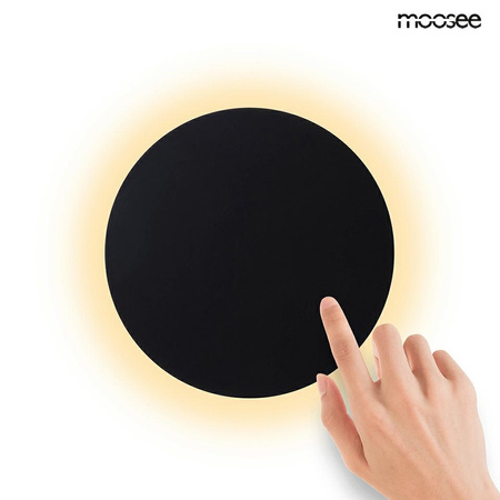 Lampa ścienna SHADOW SUN 25 czarna