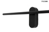 Lampa ścienna TOBIA czarna