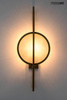 Lampa ścienna TROYA złota