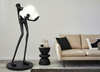 Lampa podłogowa HUMAN czarna