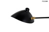 MOOSEE lampa ścienna RAVEN 2 - aluminium, stal węglowa