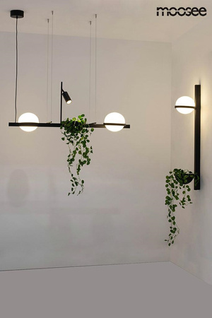 Lampa ścienna ścienna PLANT WALL czarna
