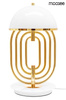 Lampa stołowa BOTTEGA złota / biała