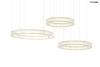 Lampa wisząca LIBERTY 3A złota