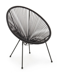 BIZZOTTO krzesło ogrodowe PARKER czarne