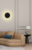 Lampa ścienna SHADOW SUN 25 czarna