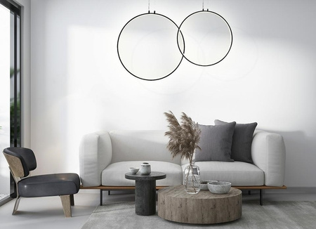 Lampa wisząca CIRCULO 60 czarna