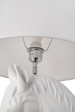 MOOSEE lampa podłogowa KOŃ HORSE STAND    S biała - włókno szklane