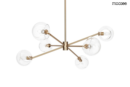 Lampa wisząca AURA 6 złota