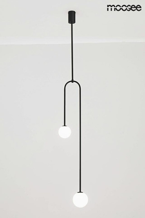 Lampa wisząca LOW czarna
