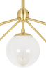 MOOSEE lampa wisząca PLANETARIO 15 GOLD   złota - klosze szronione