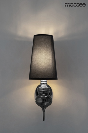 Lampa ścienna QUEEN 20 czarna