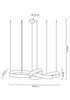 Lampa wisząca WAVE 160B chrom