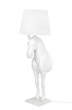 MOOSEE lampa podłogowa KOŃ HORSE STAND    S biała - włókno szklane
