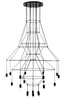 MOOSEE lampa wisząca FLUSSO 20 czarna