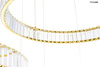 Lampa wisząca LIBERTY 3B złota