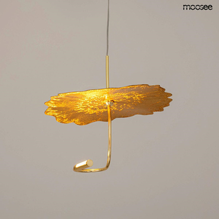 Lampa wisząca LEAFS złota
