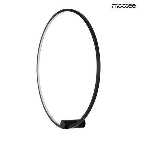 Lampa ścienna HOOP 80 czarna