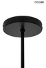 Lampa wisząca BOBBIE 3 czarna