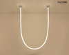 MOOSEE lampa wisząca LASSO 500 Smart      srebrna