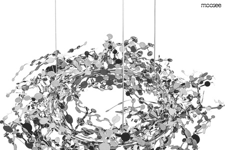 Lampa wisząca MONETE 60 chrom