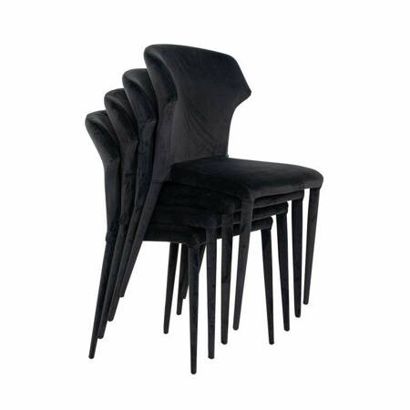 RICHMOND krzesło PIPER czarne
